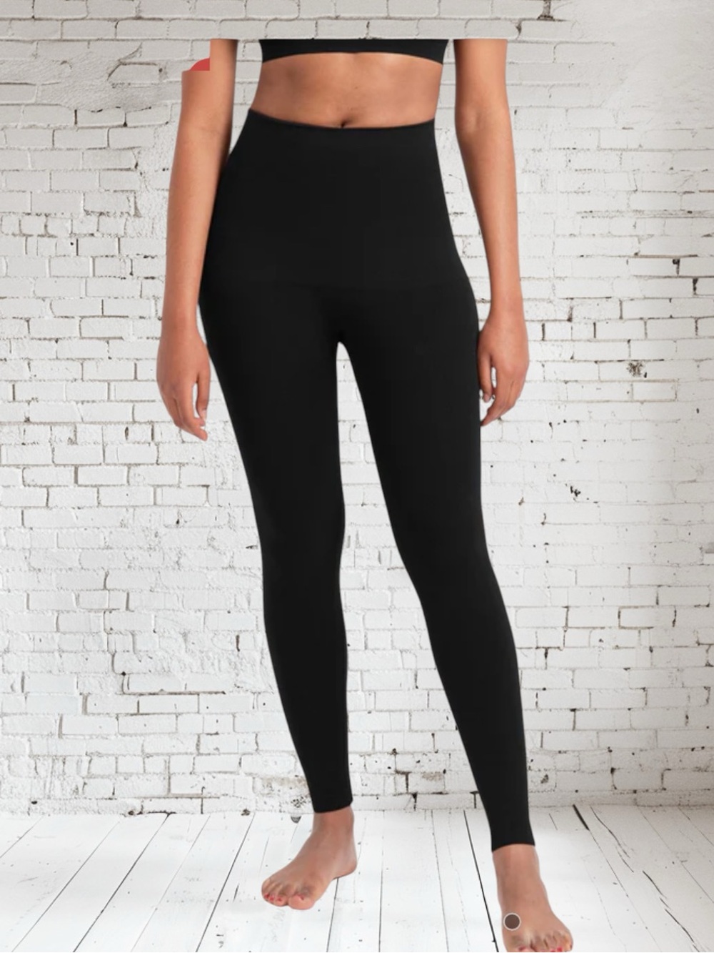 Empetua by Shapermint  Seamless Mid‑Waist Shaping Leggings Large NWT